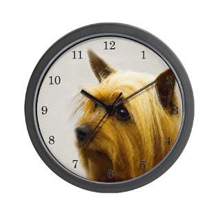 Art Gifts  Art Home Decor  Silky Terrier Wall Clock