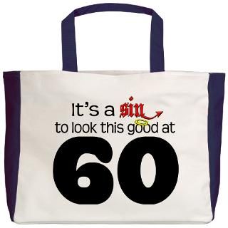60 Gifts  60 Bags  Look Good 60 Birthday Beach Tote