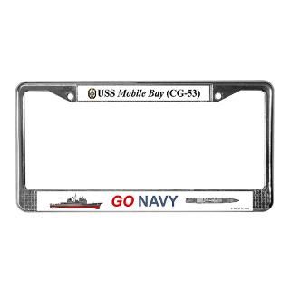 USS Mobile Bay CG 53 License Plate Frame for $15.00