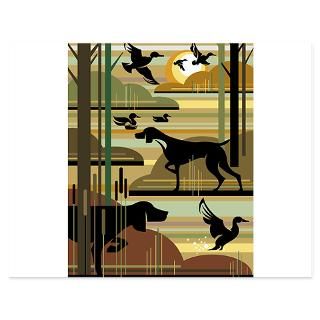 hunting dog 5.5 x 4.25 Flat Cards