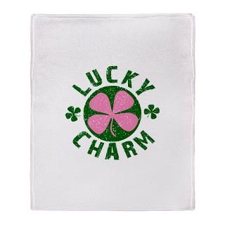 green pink lucky charm stadium blanket $ 62 99