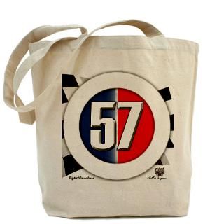 57 Car logo Tote Bag for $18.00