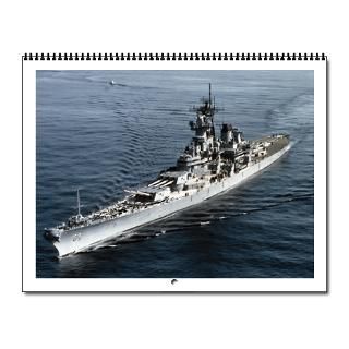 USS Missouri BB 63 Ships Image Wall Calendar for $25.00