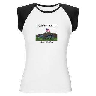 ABH Fort McHenry Womens Cap Sleeve T Shirt