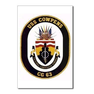 USS Cowpens CG 63 Postcards (Package of 8) for $9.50