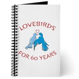 60 Gifts  60 Journals  60th Lovebirds Journal