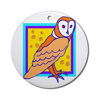 Owl Ornament (Round)