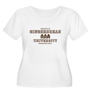 Gingerbread University Plus Size T Shirt by btddesigns