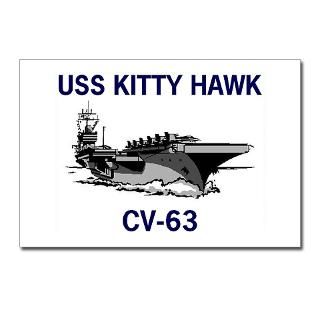 USS KITTY HAWK Postcards (Package of 8) for $9.50