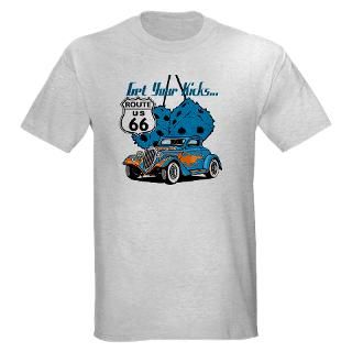 Car T shirts  Dice Rt 66 Hot Rod Light T Shirt