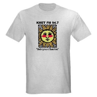 KMET FM Los Angeles 68   Light T Shirt