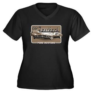 69 Fastback   Ford Mustang Plus Size T Shirt by nwdstore