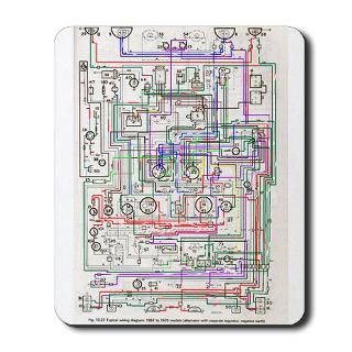 Mousepad   69 MGB schematic for $13.00