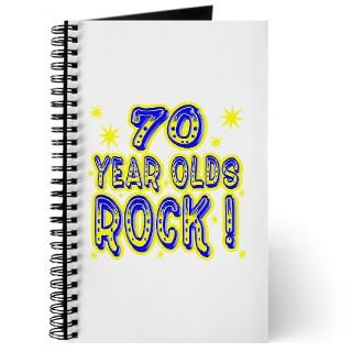 70 Year Olds Rock Journal for $12.50