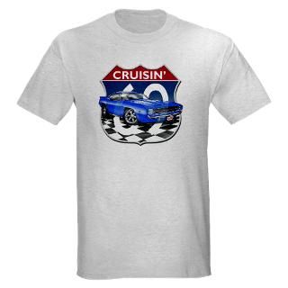 1969 T shirts  Blue 69 Camaro Light T Shirt