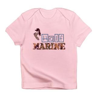 Baby Boy Gifts  Baby Boy T shirts  Half Marine Infant T Shirt