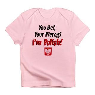 Baby Gifts  Baby T shirts  Bet Your Pierogi Kids Infant T Shirt
