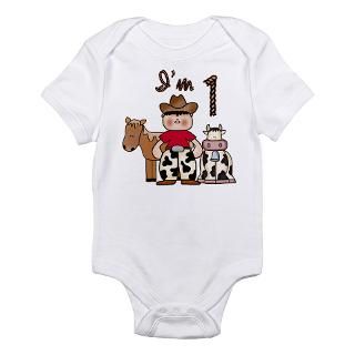 Cowboy First Birthday Body Suit by kewlkids