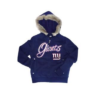 New York Giants Womens Royal Brushed Fleece Faux for $76.99