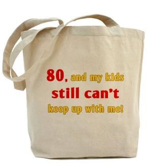 80Th Birthday Bags & Totes  Personalized 80Th Birthday Bags