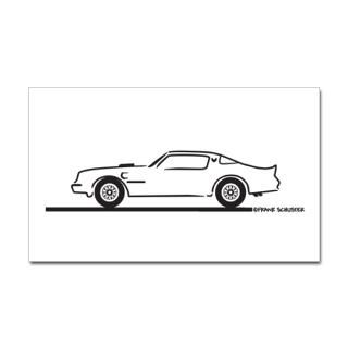 1977 79 Pontiac Trans Am Rectangle Sticker by paloaltodesign