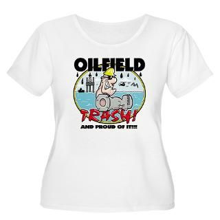 OILFIELD TRASH and proud of Womens Plus Size Sco