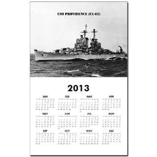 USS PROVIDENCE (CL 82) Calendar Print