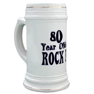 80 Gifts  80 Kitchen and Entertaining  80 Year Olds Rock  Stein