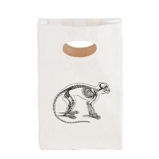 monkey skeleton canvas lunch tote $ 14 85
