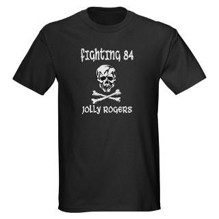 US NAVY VF 84 JOLLY ROGERS Black T Shirt T Shirt by