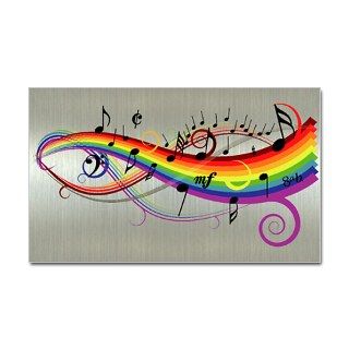 Mixed color musical notes 2 Sticker by auslandgifts