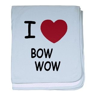 Beware Gifts  Beware Baby Blankets  I heart bow wow baby blanket