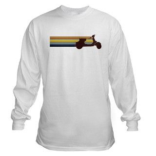 Stripy Scooter Long Sleeve T Shirt by LekkerDesigns