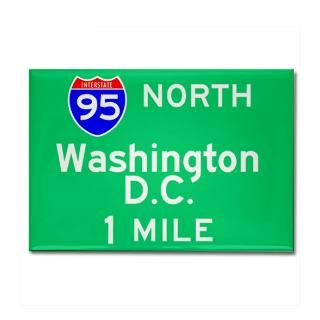 Washington D.C. Interstate 95 North Rectangle Magn for $4.50