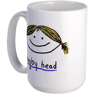 rugby head large mug $ 14 97