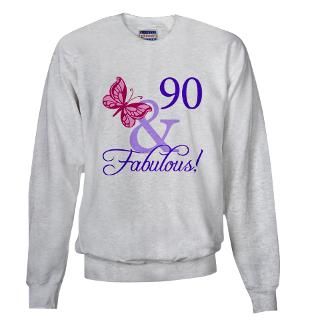 90 Gifts  90 Sweatshirts & Hoodies  90th Birthday Butterfly