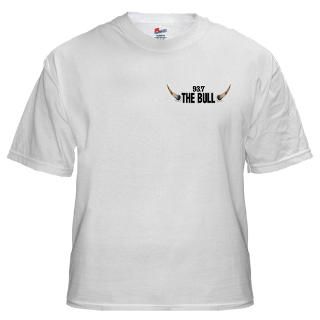 93.7 The Bull White T Shirt