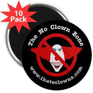 no clown zone anti clown 2 25 magnet 10 pack $ 21 94