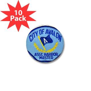 Avalon Harbor Master Mini Button (10 pack)