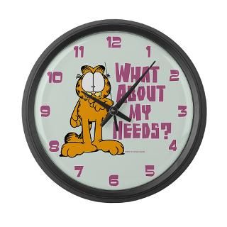 What About My Needs? Large Wall Clock
