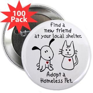Gifts  Adopt Buttons  Find a New Friend 2.25 Button (100 pack