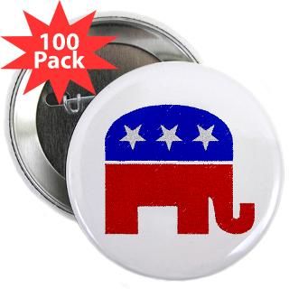 Gifts  Buttons  100 GOP Elephant buttons