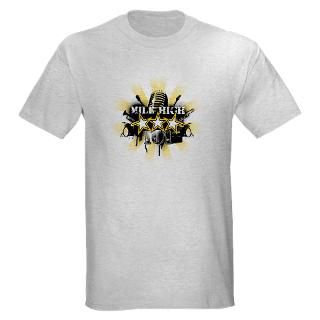 Army T shirts  Mile High 101 Logo Light T Shirt