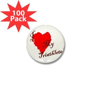 Gifts  70.2 Buttons  Love my triathlete Mini Button (100 pack