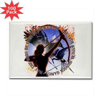 and Entertaining  Mockingjay Dreams Rectangle Magnet (100 pack