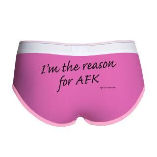 Funny Gifts  Funny Underwear & Panties  Reason for AFK Womens