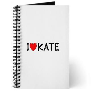 104.1 Gifts  104.1 Journals  I Love Kate Journal
