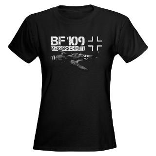  Messerschmitt Bf 109 #4 Womens Dark T Shirt