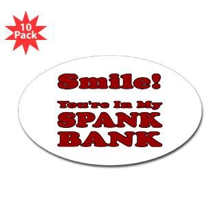 My Spank Bank Oval Sticker (10 pk)
