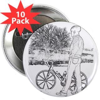 Bicycle Picture 2.25 Button (10 pack)